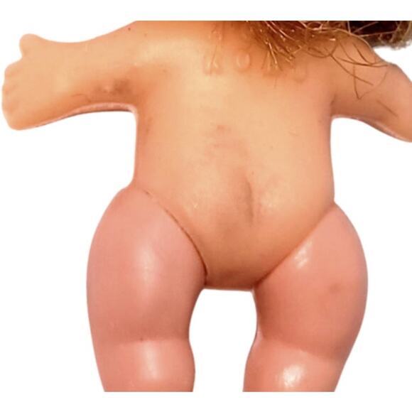 3" Vintage Little Jointed Legs Miniature Doll in PJ's (Combine & Save) - Picture 7 of 7